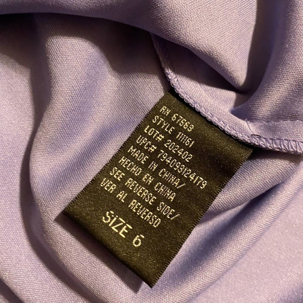 Lavender purple tiered layers formal dress - Picture 9 of 9